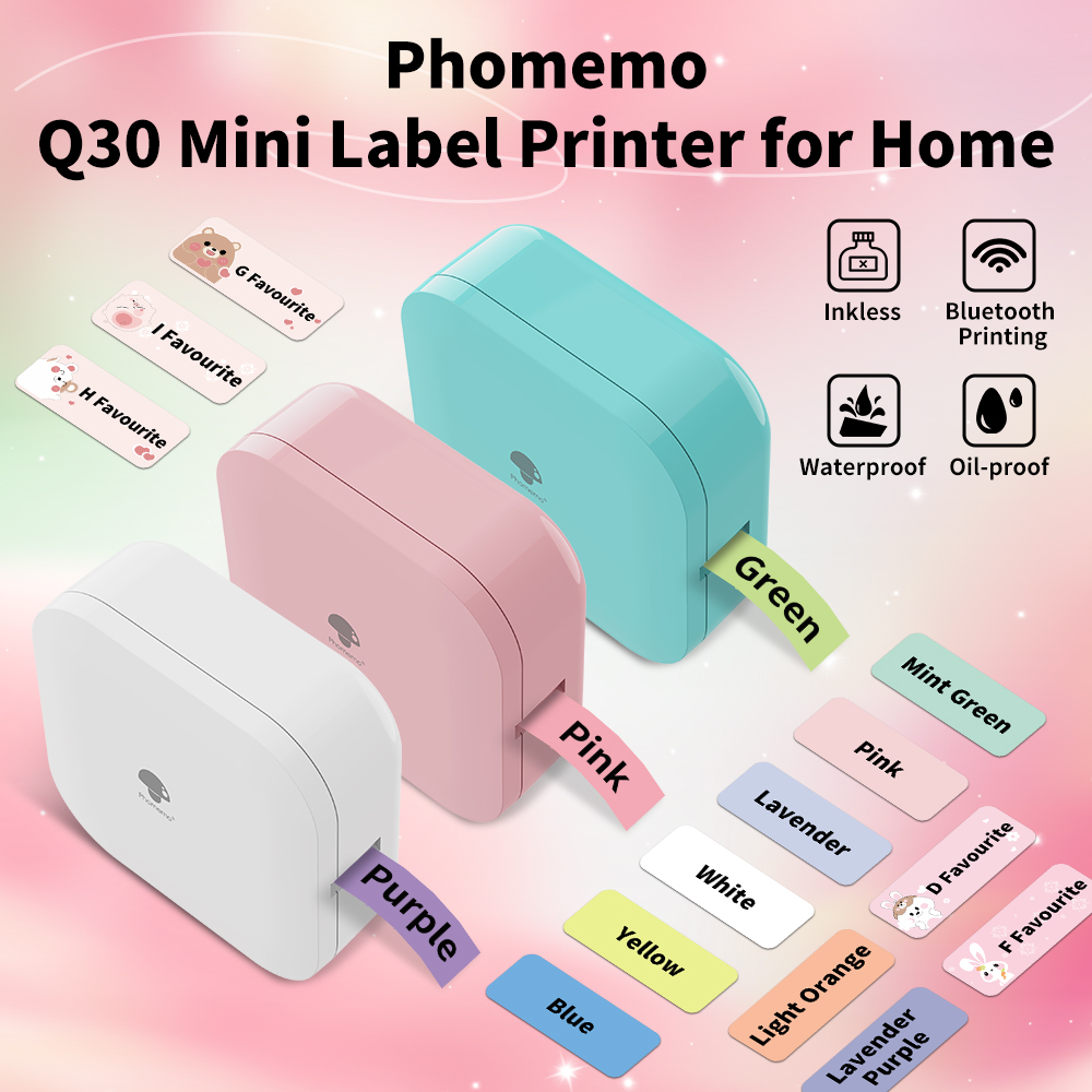 Commercial Printing Labels - Phomemo Q30 Kablosuz Termal Etiket Yazıcısı