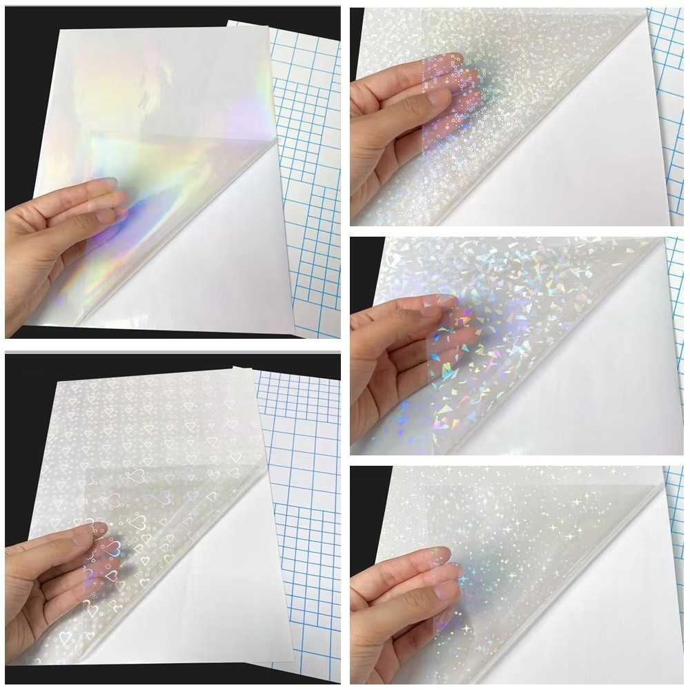 Laminator Cold Roll - 5 adet kendinden yapışkanlı holografik etiket