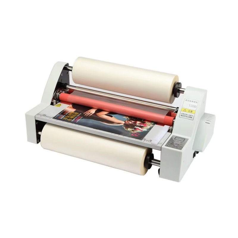 Laminator Cold Roll - 450mm Sıcak Soğuk Laminasyon Makinesi Manuel