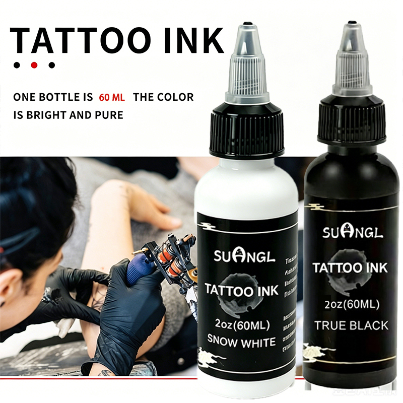 White Toner Transfer Paper - 1/2 Adet 60ml Beyaz Siyah Dövme