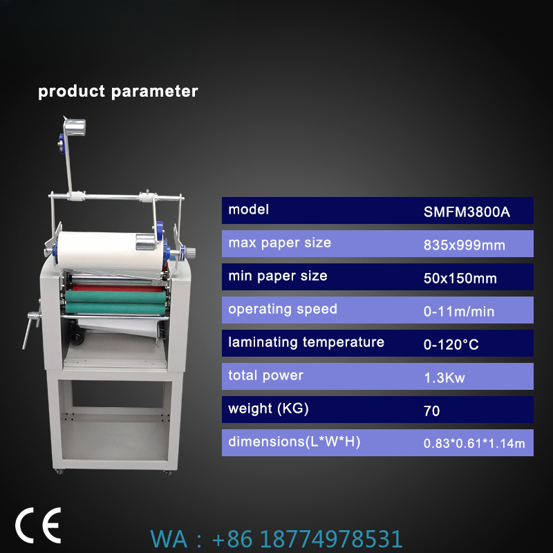 Laminator Cold Roll - A3 Sıcak Soğuk Laminasyon Makinesi Folyo