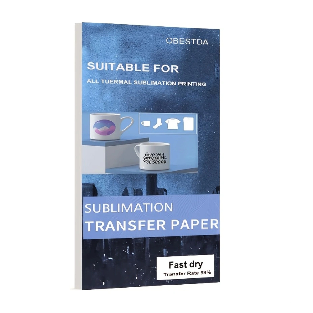 White Toner Transfer Paper - 100 Yaprak Süblimasyon Isı Transfer Kağıdı