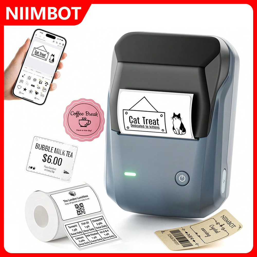 Commercial Printing Labels - NIIMBOT B1 Taşınabilir Termal Yazıcı 2