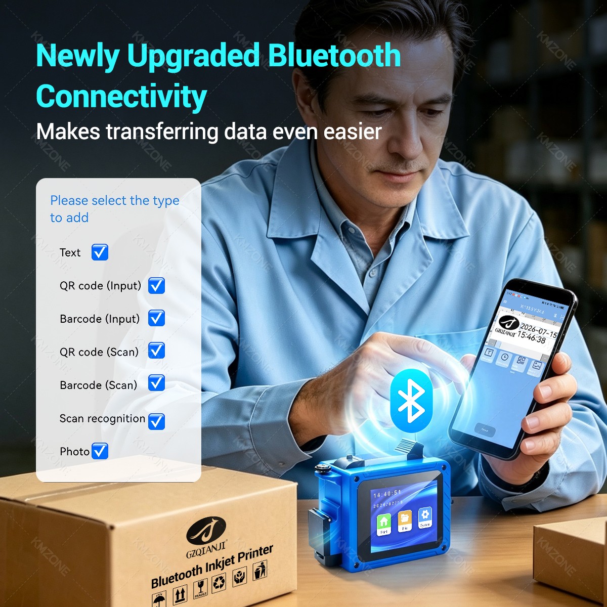 12.7mm Bluetooth Mini QR Barko - Commercial Printing Labels incelemesi ve fiyatı