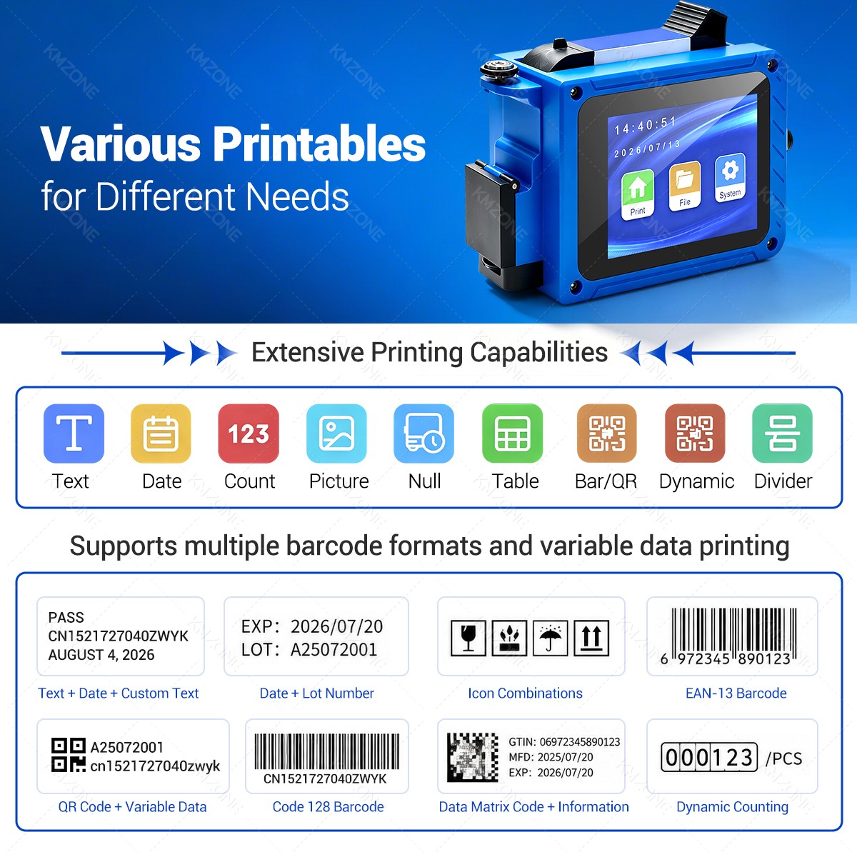 12.7mm Bluetooth Mini QR Barko - Commercial Printing Labels incelemesi ve fiyatı