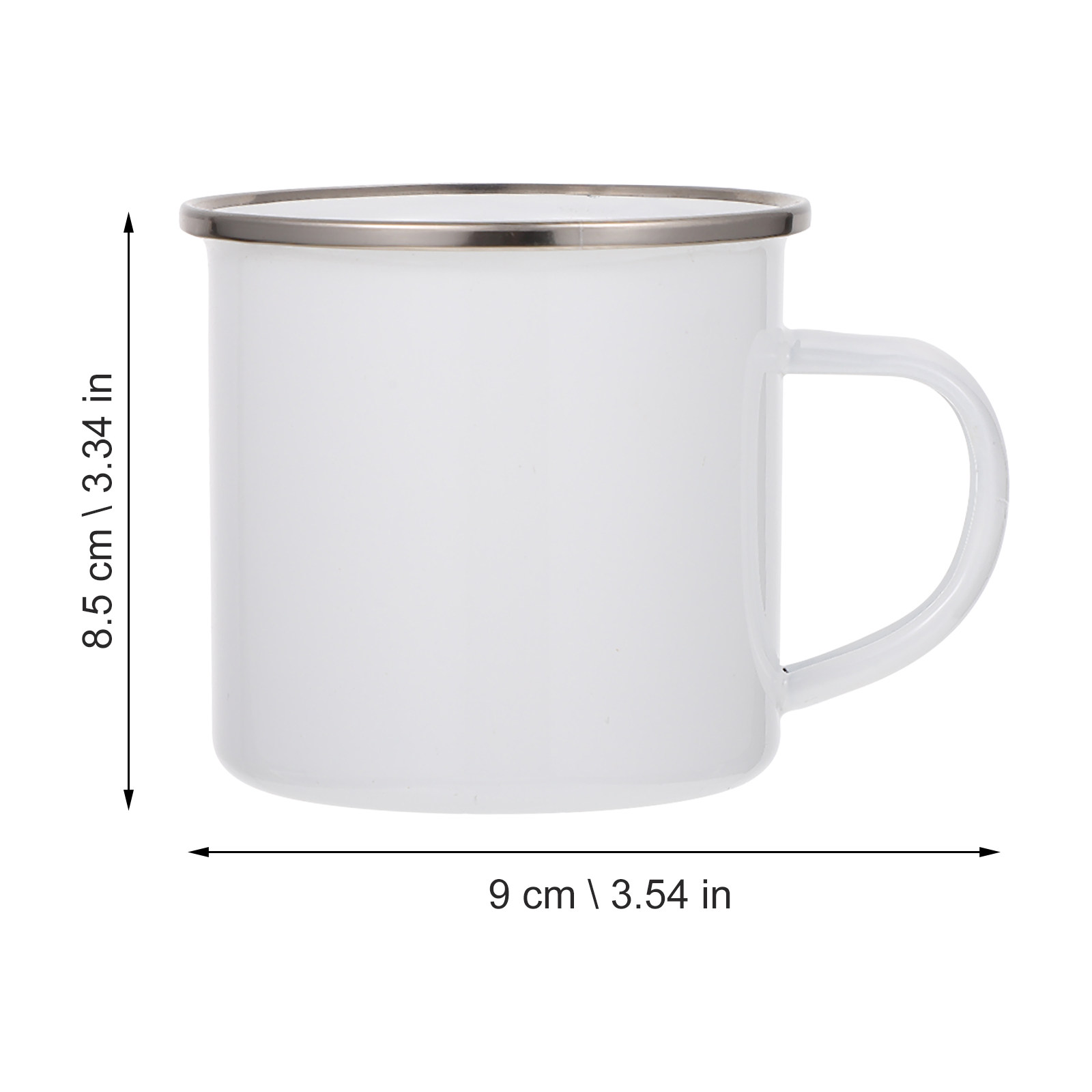 1 Adet Süblimasyon Emaye İçece - Sublimation Mug Blank incelemesi ve fiyatı