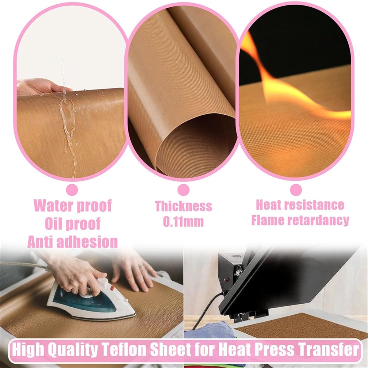 【BÜYÜK İNDİRİM】1 takım Süblima - Heat Press Teflon Sheet incelemesi ve fiyatı