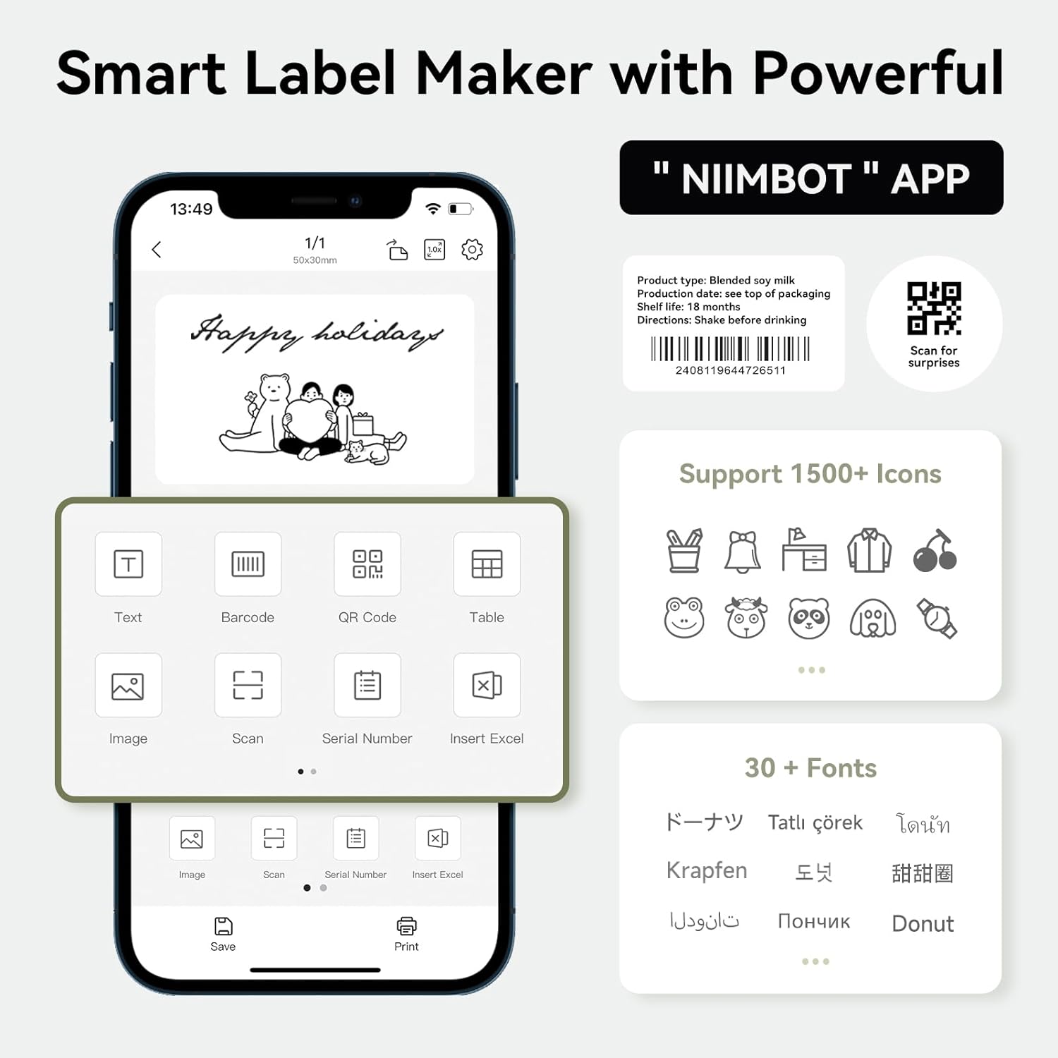 Niimbot B1 Yazıcı Termal Bluet - Commercial Printing Labels incelemesi ve fiyatı