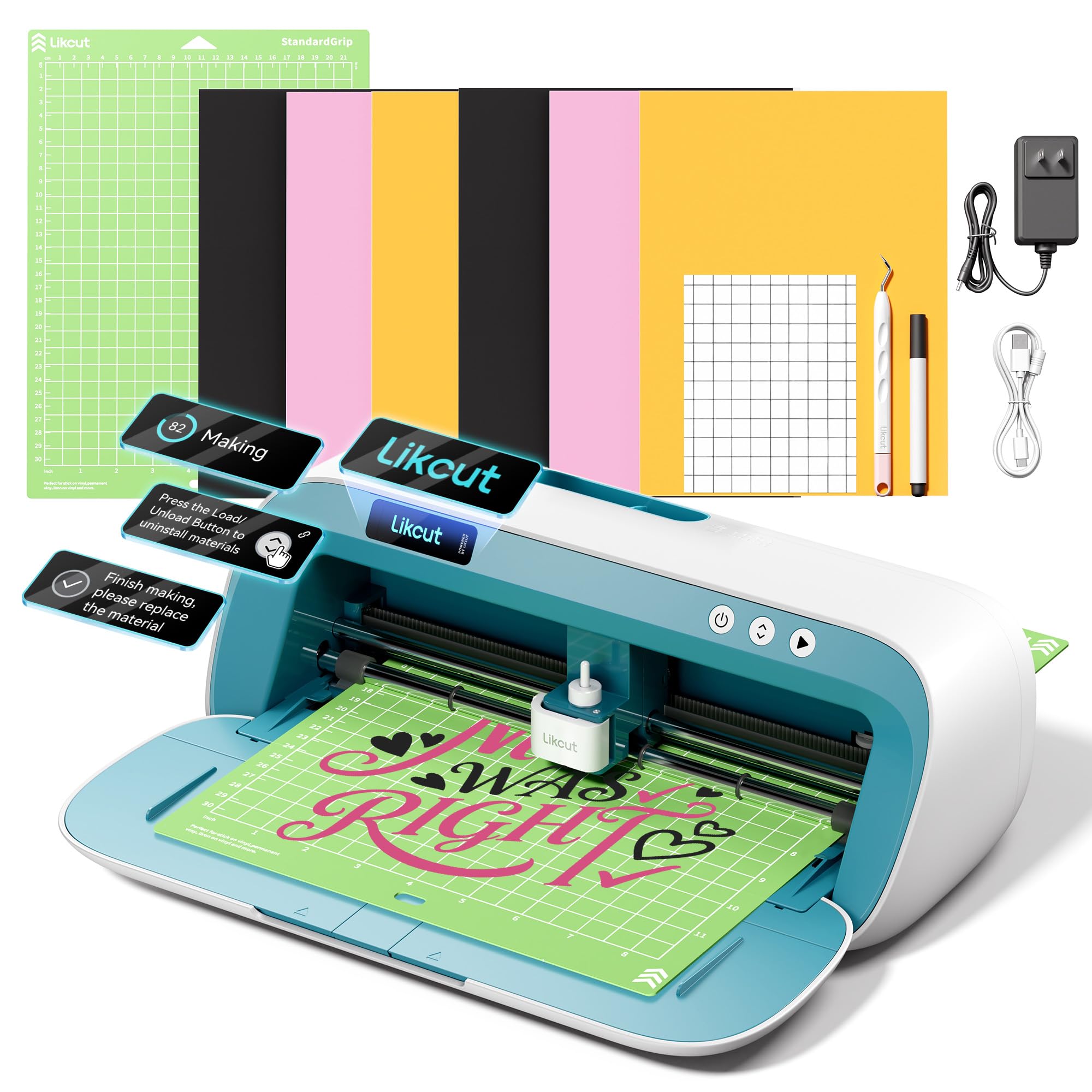 Likcut S41 Vinil Kesici Plotte - Vinyl Cutter Plotter incelemesi ve fiyatı