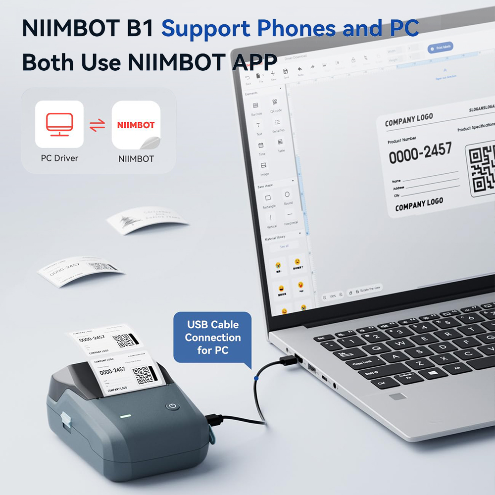 NIIMBOT B1 Taşınabilir Termal  - Commercial Printing Labels incelemesi ve fiyatı